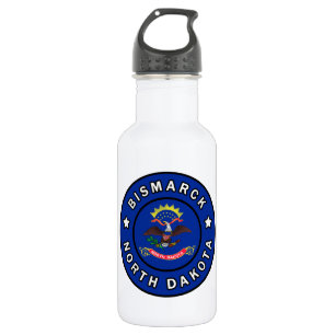 Bismarck North Dakota Stainless Steel Water Bottle