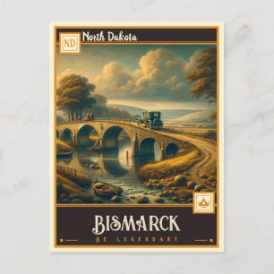 Bismarck, North Dakota Vintage Postcard
