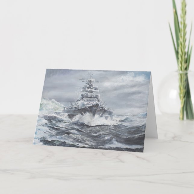 Bismarck off Greenland coast 1900hrs 23rdMay Card (Front)
