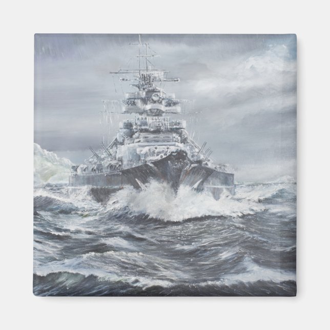 Bismarck off Greenland coast 1900hrs 23rdMay Magnet (Front)