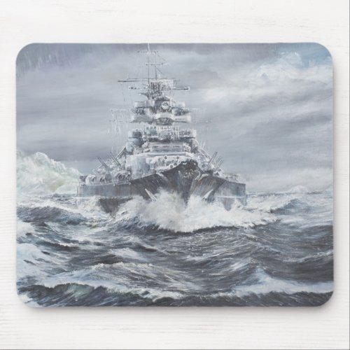 Bismarck off Greenland coast 1900hrs 23rdMay Mouse Pad
