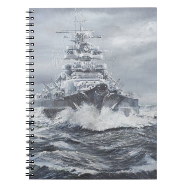 Bismarck off Greenland coast 1900hrs 23rdMay Notebook (Front)