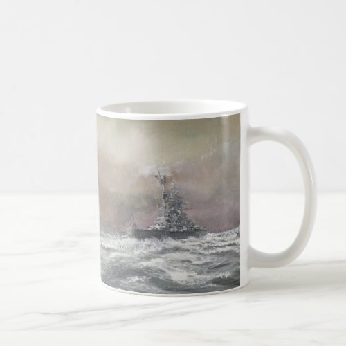 Bismarck signals Prinz Eugen 0959hrs 24th May Coffee Mug