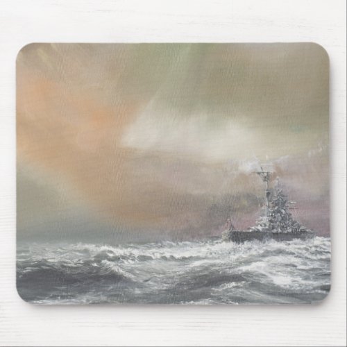 Bismarck signals Prinz Eugen 0959hrs 24th May Mouse Pad