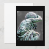 Bismarck Statue, Berlin, Greek God Atlas, Grey Bac (Front/Back)