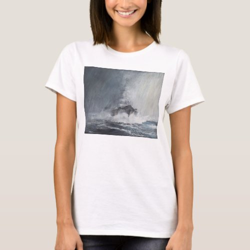 Bismarck through curtains of rain sleet T_Shirt