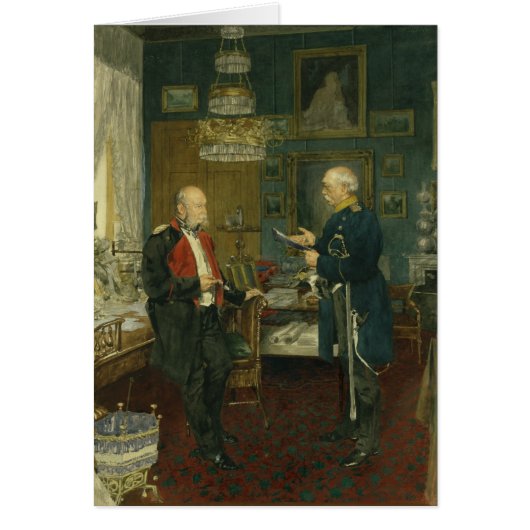 Bismarck with Emperor Wilhelm I Cards (Front)