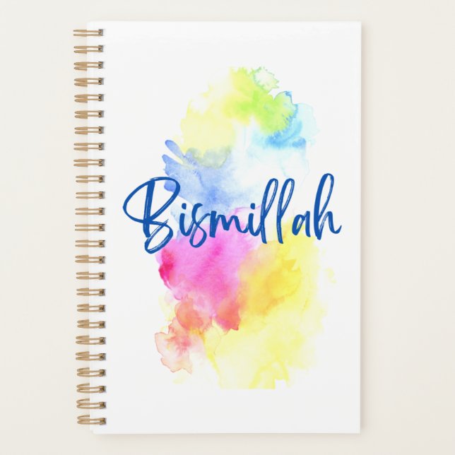 Bismillah Weekly/Monthly Planner (Front)