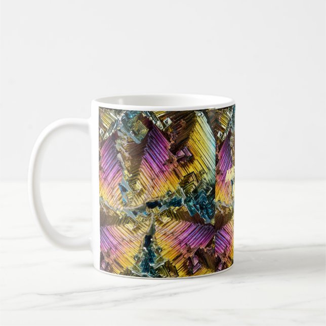 Bismuth crystals Mug (Left)