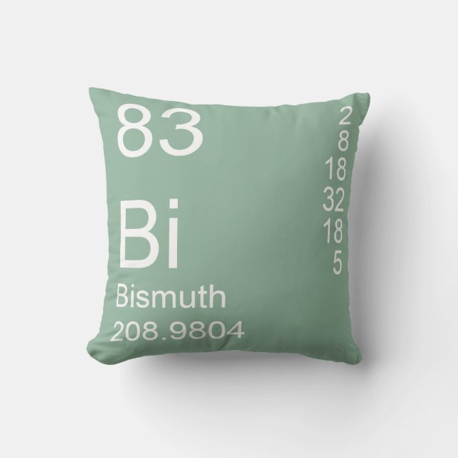 Bismuth Throw Pillow (Front)