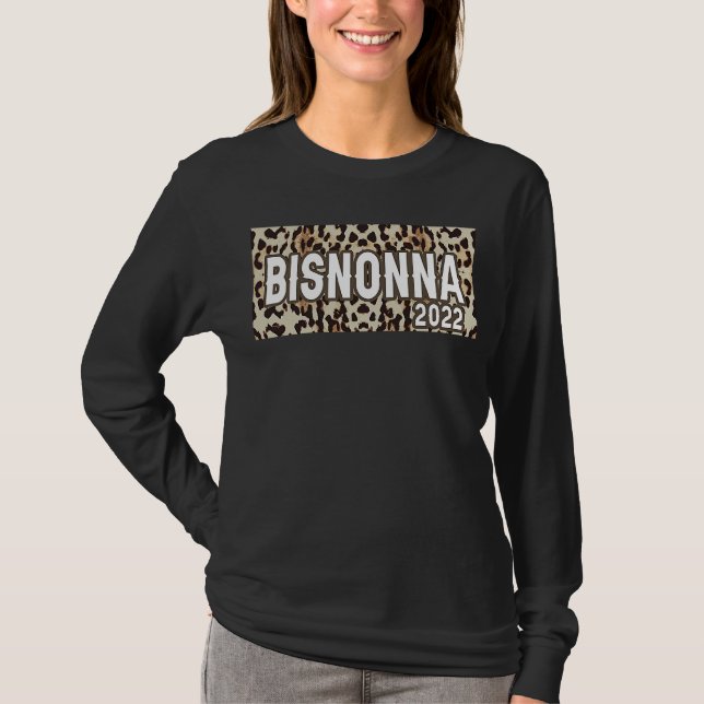 Bisnonna 2022 Announcement Italian Great Grandma L T-Shirt (Front)
