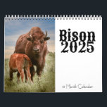 Bison 2025 12 Month Calendar<br><div class="desc">12 Month Calendar featuring photos of Bison taken by Karla Chrast</div>
