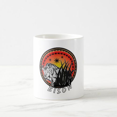 Bison _ American Buffalo Sunburst Coffee Mug