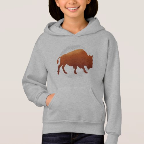 Bison American National Mammal Buffalo Hoodie