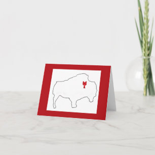 Bison and Bow Holiday Card
