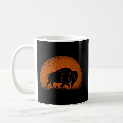 Bison Animal Sunset American Buffalo Coffee Mug