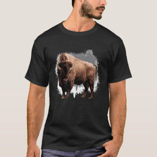Bison Animal Wildlife American Bison T-Shirt