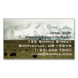 Bison at Grand Teton National Park Photography Business Card Magnet