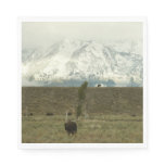 Bison at Grand Teton National Park Photography Napkins