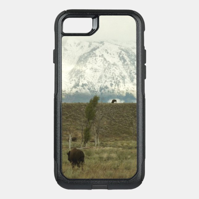Bison at Grand Teton National Park Photography Otterbox iPhone Case (Back)