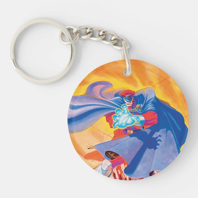Bison Attack Keychain (Front)