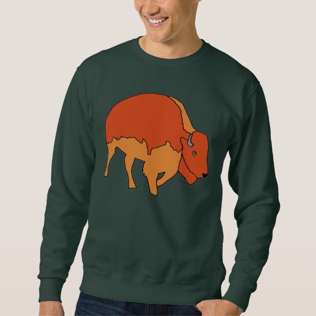 Bison Bison apparel Sweatshirt (Front)