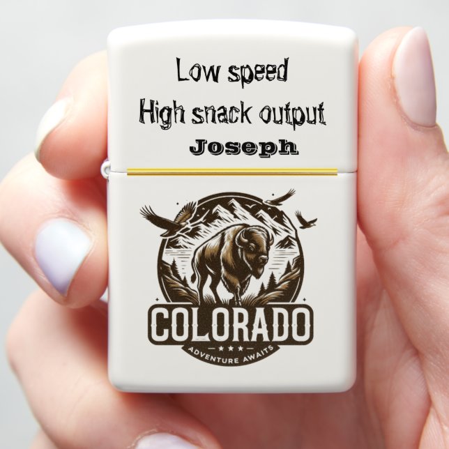 Bison Blaze Pocket Torch Zippo Lighter (In Hand)