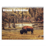 Bison Buffalo 2024 Calendar at Zazzle