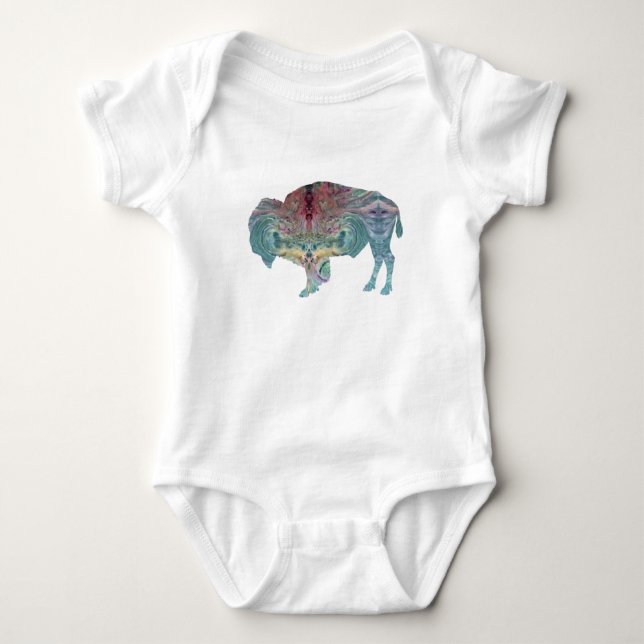 Bison / Buffalo Baby Bodysuit (Front)