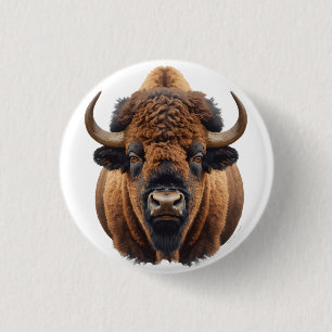 Bison / Buffalo Button