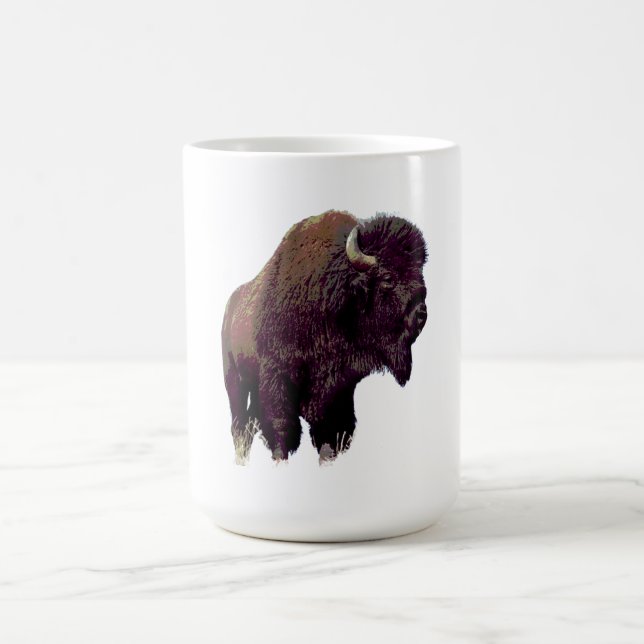 Bison Buffalo  Coffee Mug (Center)