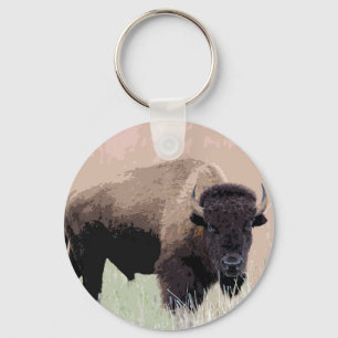 Bison / Buffalo Keychain