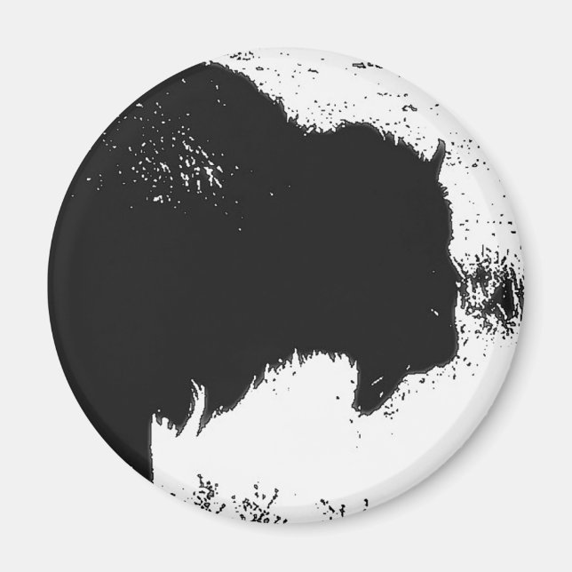 Bison - Buffalo Magnet (Front)
