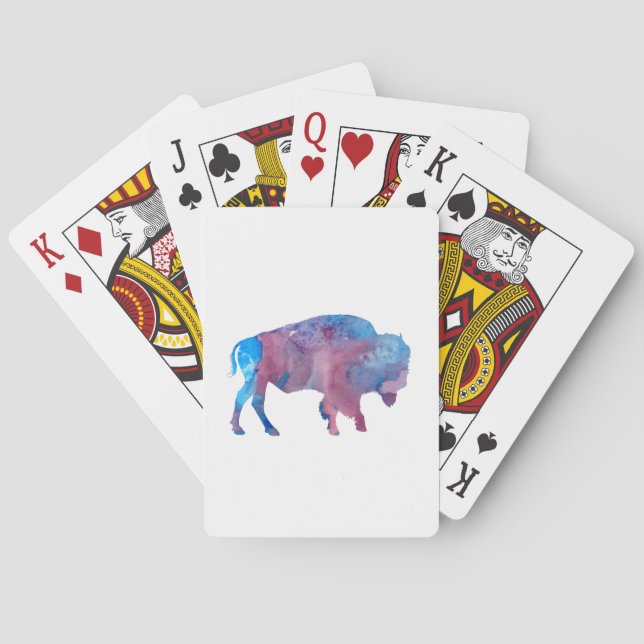 Bison / Buffalo Poker Cards (Back)