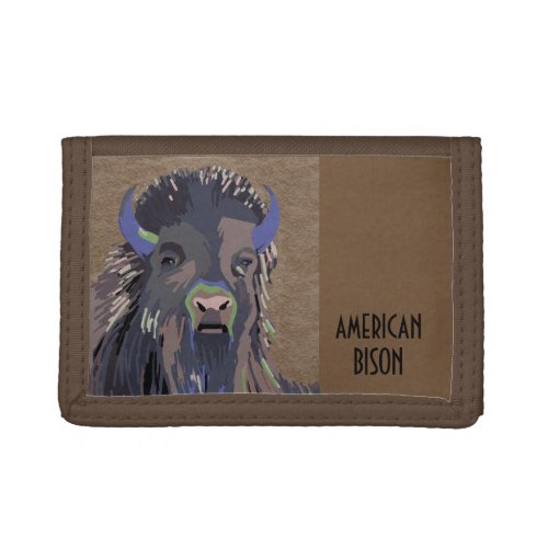 Bison Buffalo Tri_Fold Wallet