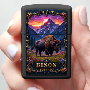 Bison Buffalo Wildlife  Zippo Lighter