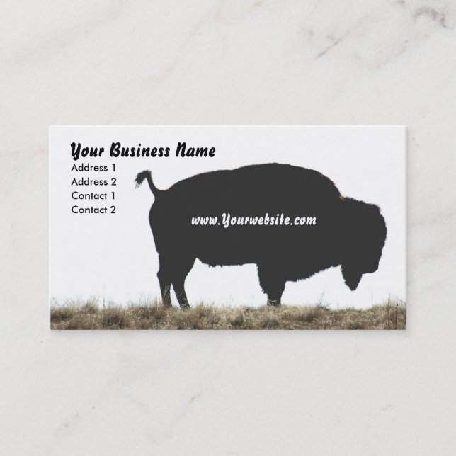 Bison Business Card (Front)