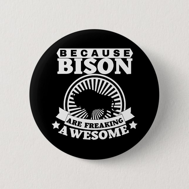BISON BUTTON (Front)