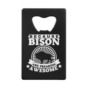 BISON CREDIT CARD BOTTLE OPENER