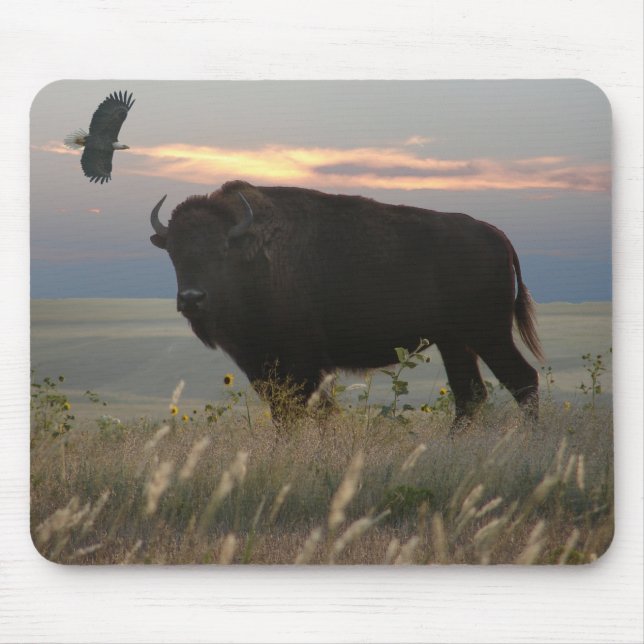 Bison/Eagle Mousepad (Front)
