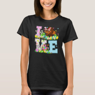 Bison Easter Egg Hunt Funny Love Bison Easter Sund T-Shirt