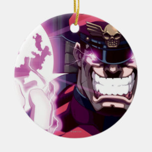 Bison Energy Ball Ceramic Ornament