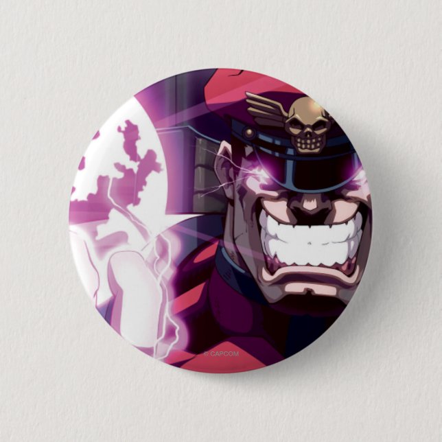 Bison Energy Ball Pinback Button (Front)