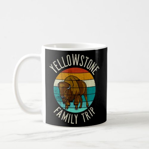 Bison Family Trip Yellowstone  Coffee Mug