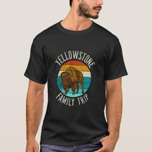 Bison Family Trip Yellowstone  T_Shirt