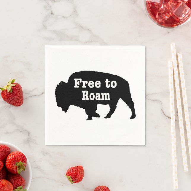 Bison Free To Roam Napkins (Insitu)