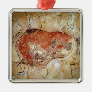 Bison from the Altamira Caves Metal Ornament