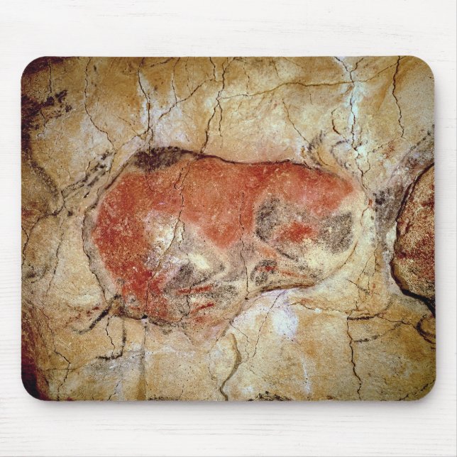 Bison from the Altamira Caves Mouse Pad (Front)