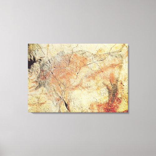 Bison from the Caves at Altamira c15000 BC Canvas Print