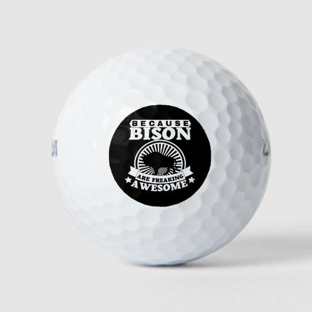 BISON GOLF BALLS (Front)